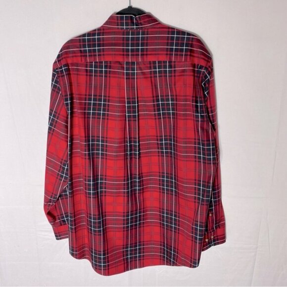 Brooks Brothers Red Black Plaid Long Sleeve Casual Button Up Shirt M - Picture 2 of 12